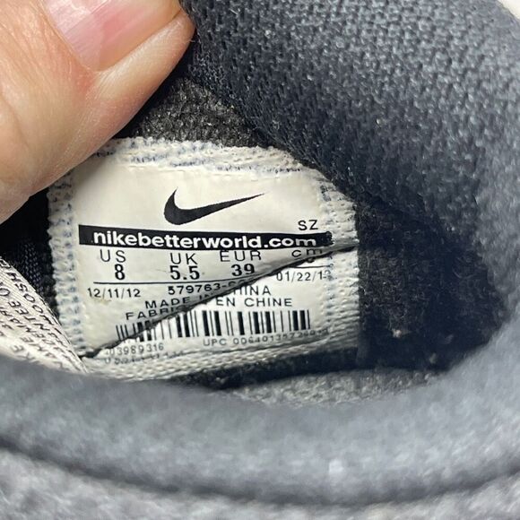 Nike Black Dunk Sky High Essential Mesh Hidden Wedge Sneaker Shoes Size 8 - Picture 7 of 7